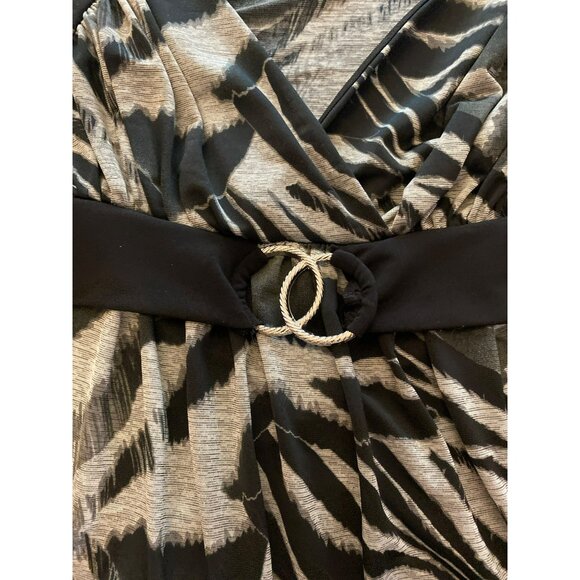 IZ Byer California Zebra Print Top - Picture 6 of 7